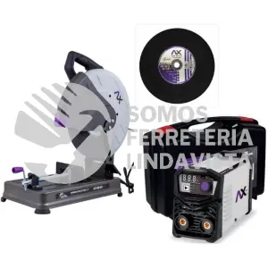 CM1421-C4 COMBO CORTADORA DE METALES 14"  CON MINI SOLDADORA 140A Y 10 DISCOS DE CO