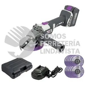 ES115B MINI ESMERILADORA A BATERIA4 1/ 2"  20V 4A