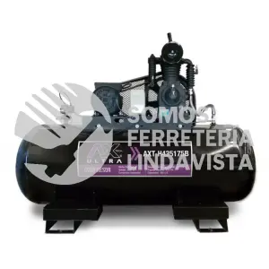 H435175B COMPRESOR HORIZONTAL 430Lts CABEZAL 2 PISTONES EN LINEA MOTOR CARROLL 5HP