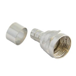 153200 CONECTOR PARA CABLE COAXIAL RG59 TIPO CAMPANA, 4 PIEZAS SURTEK