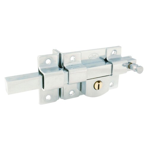 L560DCB CERRADURA DE BARRA FIJA FUNCION DERECHA, CROMO BRILLANTE, LLAVE ESTANDAR, EN CAJA LOCK