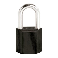 L9L38ENG CANDADO NO.9 LARGO 38 MM, COLOR NEGRO LOCK