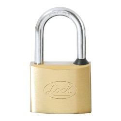 L20L45EB CANDADO DE LATON LARGO 45 MM, LLAVE ESTANDAR LOCK