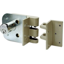 MX2201 CERRADURA SOBREPONER DERECHA BEIGE CILINDRO P/PUERTA 1-1/2