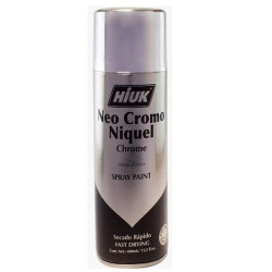 132 PINTURA NEO CROMO NIQUEL 400ML HIUK