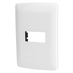 48134 PPSE-IB PLACA 1 MODULO DE ABS LINEA ITALIANA COLOR BLANCO VOLTECK