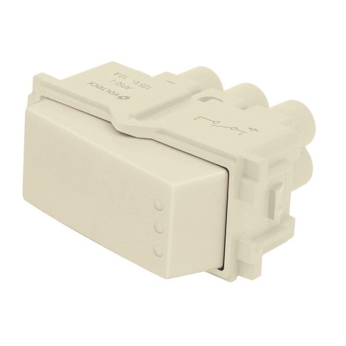 48084 APSE-I INTERRUPTOR SENCILLO LINEA ITALIANA COLOR MARFIL VOLTECK