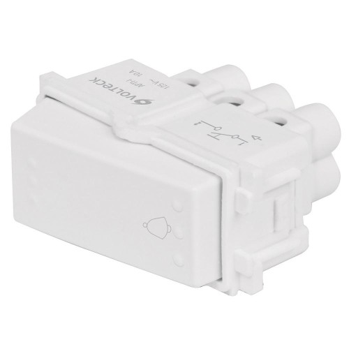 48139 APTI-IB INTERRUPTOR PARA TIMBRE LINEA ITALIANA COLOR BLANCO VOLTECK