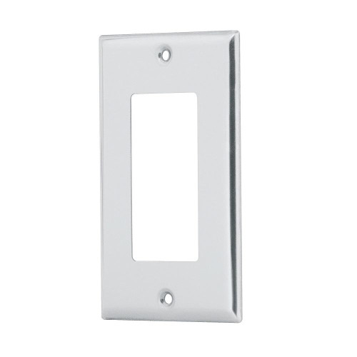 46421 PXSE-CL PLACA 1 VENTANA DE ACERO INOXIDABLE LINEA CLASSIC VOLTECK