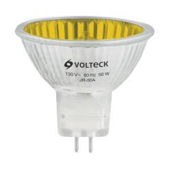 47256 JR-50A LAMPARA DE HALOGENO AMARILLO 50 W TIPO MR16 EN CAJA VOLTECK