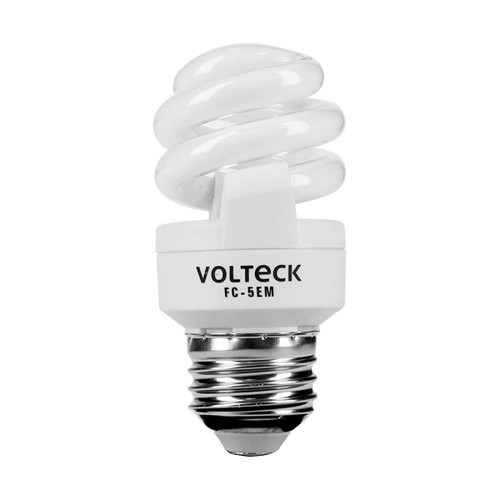 48201 FC-5EM LAMPARA ESPIRAL MINI T2 5 W LUZ CALIDA EN BLISTER VOLTECK