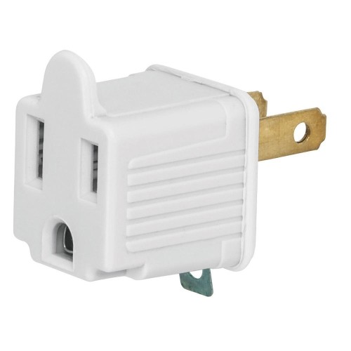 46255 AD-32B-G ADAPTADOR 3 A 2 BLANCO A GRANEL VOLTECK