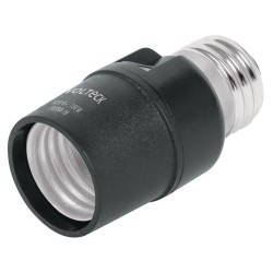 46516 POBA-19 PORTALAMPARA DE PVC CON SENSOR DE LUZ VOLTECK