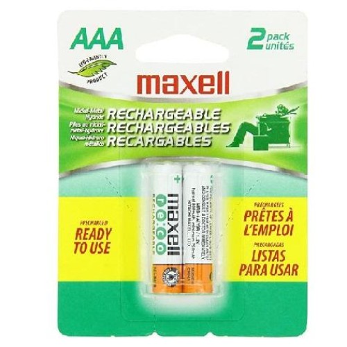 MH03-2BP 888690 PILAS RECARGABLES AAA PAQUETE 2 PZAS MAXELL