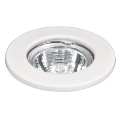 46612 EMP-100S LUMINARIO REDONDO BLANCO SPOT FIJO LAMPARA NO INCLUIDA VOLTECK