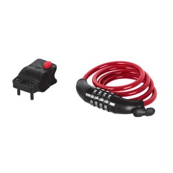 43924 CB-8C CANDADO DE CABLE CON COMBINACION 8 MM X 1.0 M HERMEX