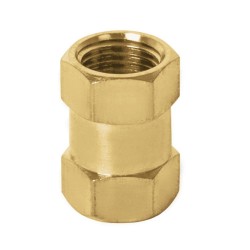 19025 COPLE COPLE DE LATON TIPO FF CUERDA 1/4 NPT TRUPER