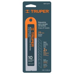 17903 REP-CUT-7 ESTUCHE CON 10 CUCHILLAS SK4 DE 25 MM PARA CUTTER TRUPER