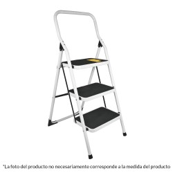 24118 ESTU-2P ESCALERA TUBULAR PLEGABLE 2 PELDAÑOS PRETUL