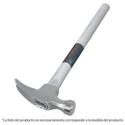 16703 MTR-20 MARTILLO TUBULAR PULIDO 20 OZ UÑA RECTA TRUPER