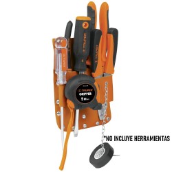 11515 POHE-7CU PORTA HERRAMIENTAS DE CUERO CON 7 COMPARTIMENTOS TRUPER