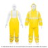 18416 TRA-REF-M CONJUNTO IMPERMEABLE DOBLE CAPA AMARILLO CON REFLEJANTE M TRUPER