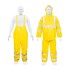 18417 TRA-REF-L CONJUNTO IMPERMEABLE DOBLE CAPA AMARILLO CON REFLEJANTE G TRUPER