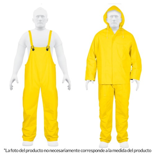 14417 TRA-PRO-S CONJUNTO IMPERMEABLE DOBLE CAPA TALLA CH TRUPER