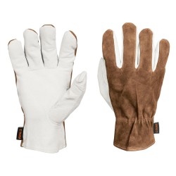 14288 GU-735 GUANTES DE PIEL DE CABRA CON DORSO DE CARNAZA TRUPER