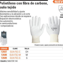 12688 GUX-FSC-M GUANTES DE FIBRA DE CARBONO MEDIANOS TRUPER