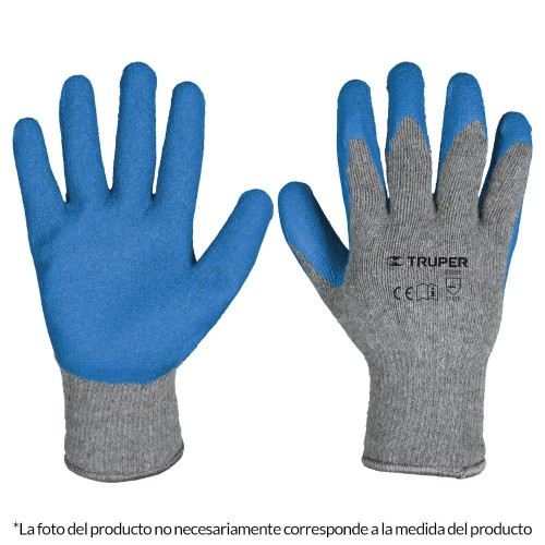 15266 GU-412 GUANTES DE POLIESTER RECUBIERTOS DE LATEX M TRUPER