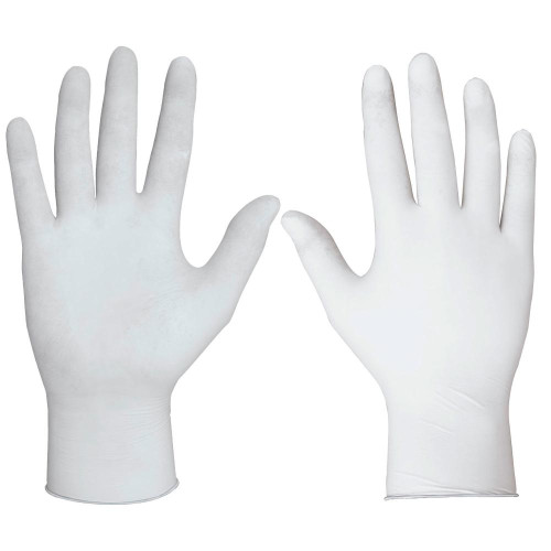 15296 GU-371 GUANTES DE LATEX MULTIUSOS DESECHABLES CHICOS 100 PIEZAS TRUPER