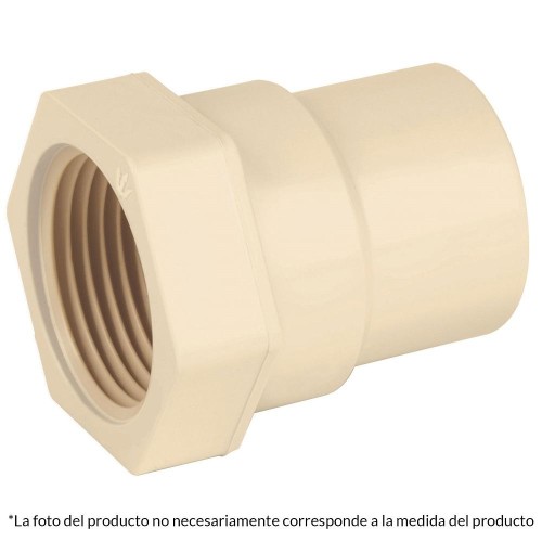 45101 CPVC-601 CONECTOR HEMBRA DE CPVC 1/2