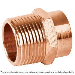 49655 CC-613 CONECTOR DE COBRE ROSCA EXTERIOR 1