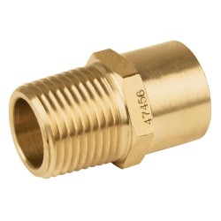 47456 CLG-656 CONECTOR NPT SOLDABLE DE LATON 1/2