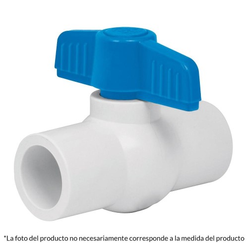 49159 PVC-ES-1-1/4 VALVULA DE ESFERA DE PVC 1 1/4