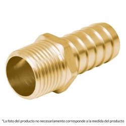 49306 ADPO-3/4M ADAPTADOR MACHO DE LATON 3/4