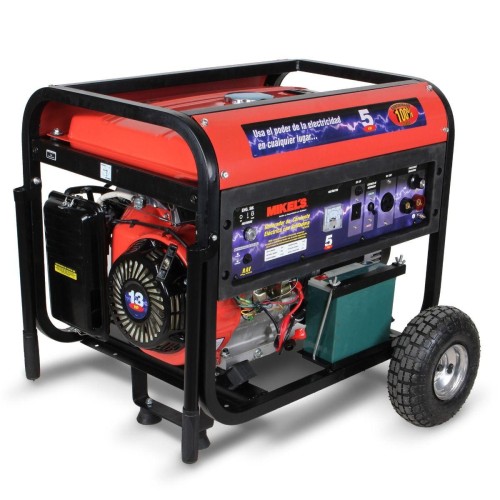 GCES-55 GENERADOR DE CORRIENTE ELECTRICA MOTOR 4 TIEMPOS CON SOLDADORA 5,500W / 15 HP MIKELS