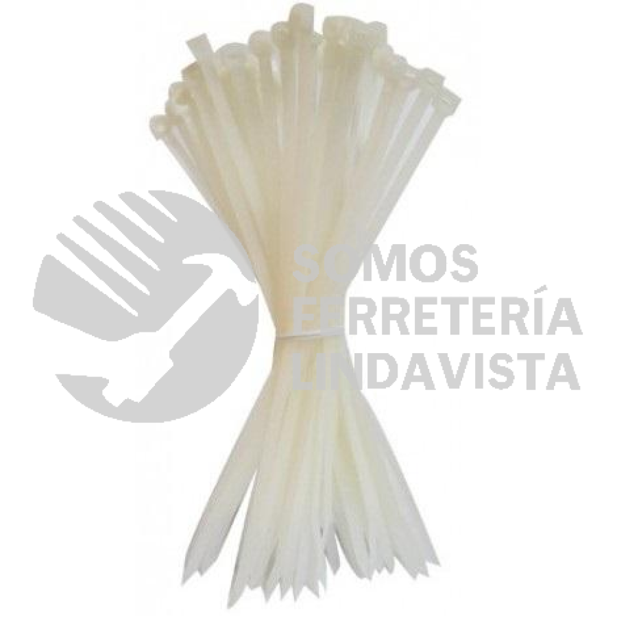 5788 CINCHO PLASTICO SUJETA CABLES 450 X 4 8MM 50 PIEZAS BLANCO SANELEC