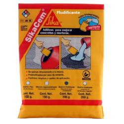 401192 SIKACEM FLUIDIFICANTE CAJA 40 BOLSAS 200 GR C/U SIKA CONSTRUCCION