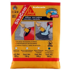 401195 SIKACEM ACELERANTE CAJA 40 BOLSAS 250 GR C/U SIKA CONSTRUCCION