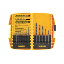 DW1163 JUEGO DE 13 BROCAS OXIDO NEGRO DEWALT