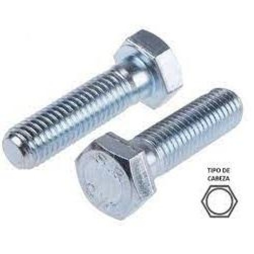 TOR1/4X1/2 TORNILLO ACERO GALVANIZADO HEXAGONAL TIPO MAQUINA 1/4