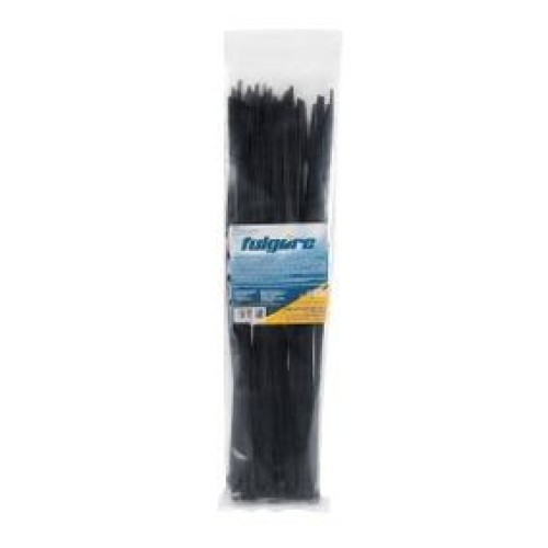 FU0281 CINCHO DE PLASTICO 300 X 4 5 NEGRO 50 PIEZAS FULGORE