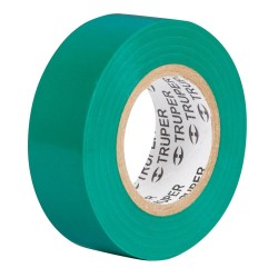 13511 M-22V CINTA DE AISLAR DE 9 M X 19 MM VERDE TRUPER