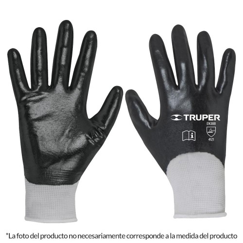 18027 GU-153 GUANTES DE POLIESTER CON RECUBRIMIENTO DE NITRILO G TRUPER