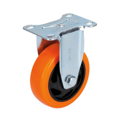 RV6F RODAJA DE PVC NARANJA FIJA 2-1/2