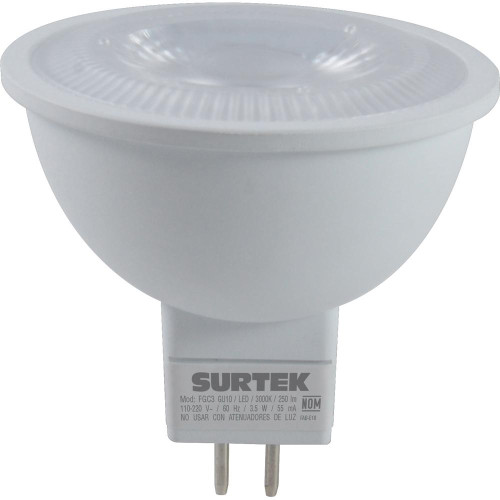 FMD3 LAMPARA DE LED TIPO MR16, 3.5 W LUZ DE DIA SURTEK