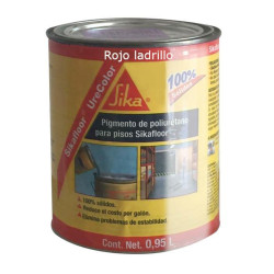 183758 SIKAFLOOR URECOLOR ROJO LADRILLO LATA 1 76 KG SIKA CONSTRUCCION