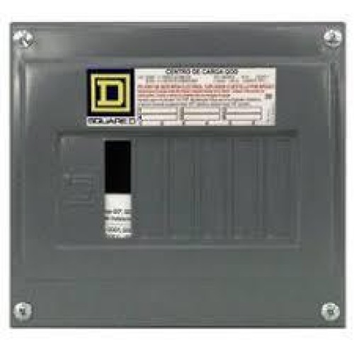 SQUARE D QOD6F CENTRO DE CARGA GABINETE 2 FASES 3 HILOS 120/240V